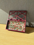 Handmade Resin Domino Set – Chocolate Strawberry Dominoes